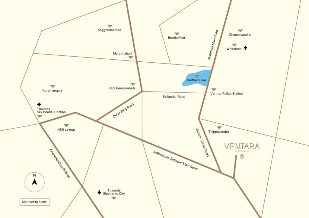 Ventara Residences location map